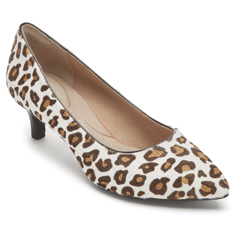 Scarpins Rockport Mulher Leopardo - Total Motion Kalila - 79658VDOT